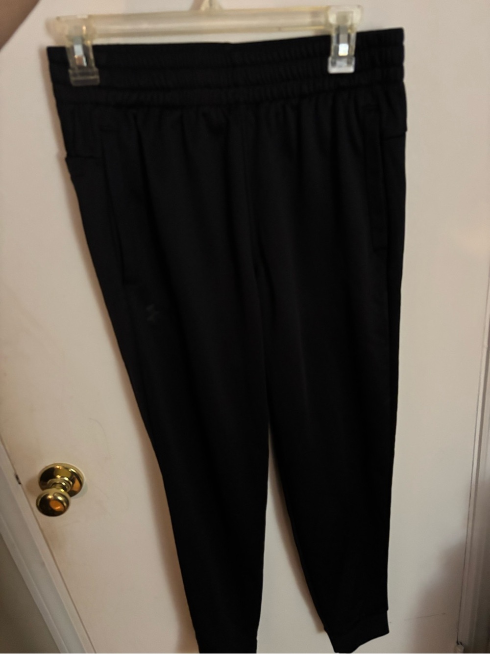 Under Armour Black Men's Joggers - Elastic Waist, Side Pockets